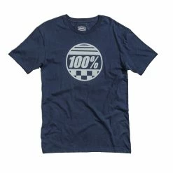 100% T-Shirt Sector - Bleu/Gris