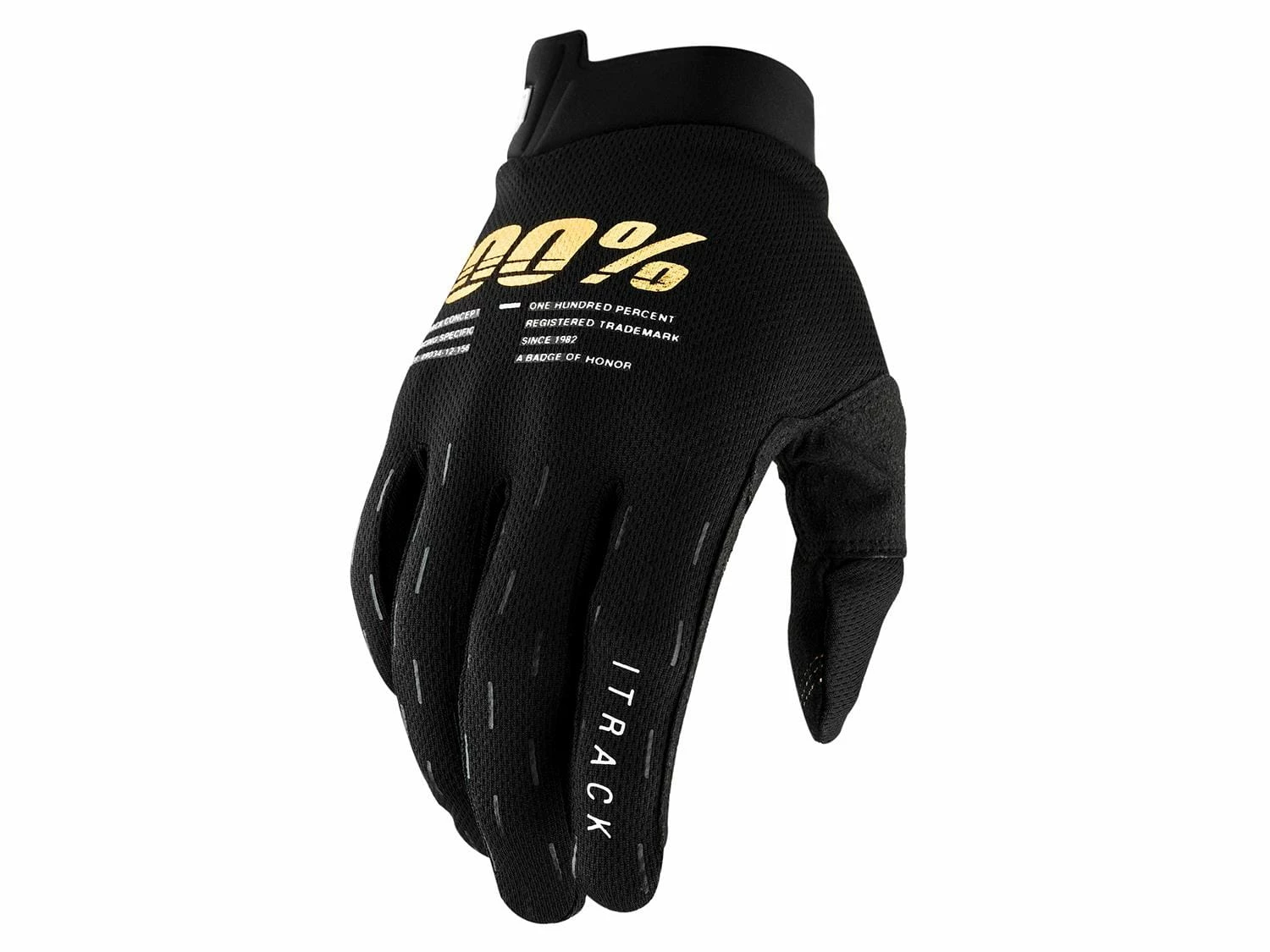 100% Gants ITrack - Black 3 100% Gants ITrack - Black