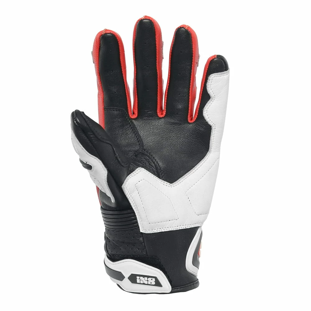 IXS Gants De Sport RS-400 Courts Black White Red 4 IXS Gants De Sport RS-400 Courts Black White Red – Image 2
