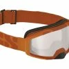 IXS Lunettes Trigger Lens Clear (Low Profile) - Orange Brûlé -Lunettes boutique en ligne ix gog 9122 TRIGGER GOGGLE B ORANGE CLEAR ID 36049