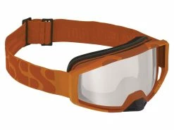 IXS Lunettes Trigger Lens Clear (Low Profile) - Orange Brûlé