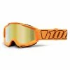 100% Lunettes De Protection Accuri Anti Fog Mirror Lens -Orange/Noir -Lunettes boutique en ligne luminati