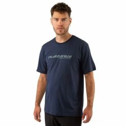 PLATZANGST Logo T-shirt Bleu