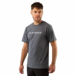 PLATZANGST Logo T-Shirt Gris