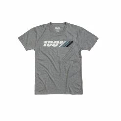 100% T-Shirt Tech Moto - Gris/Blanc