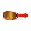 100% Lunettes De Protection Anti-buée Armega - Rouge/Orange - Miroir -Lunettes boutique en ligne rot orange goggle