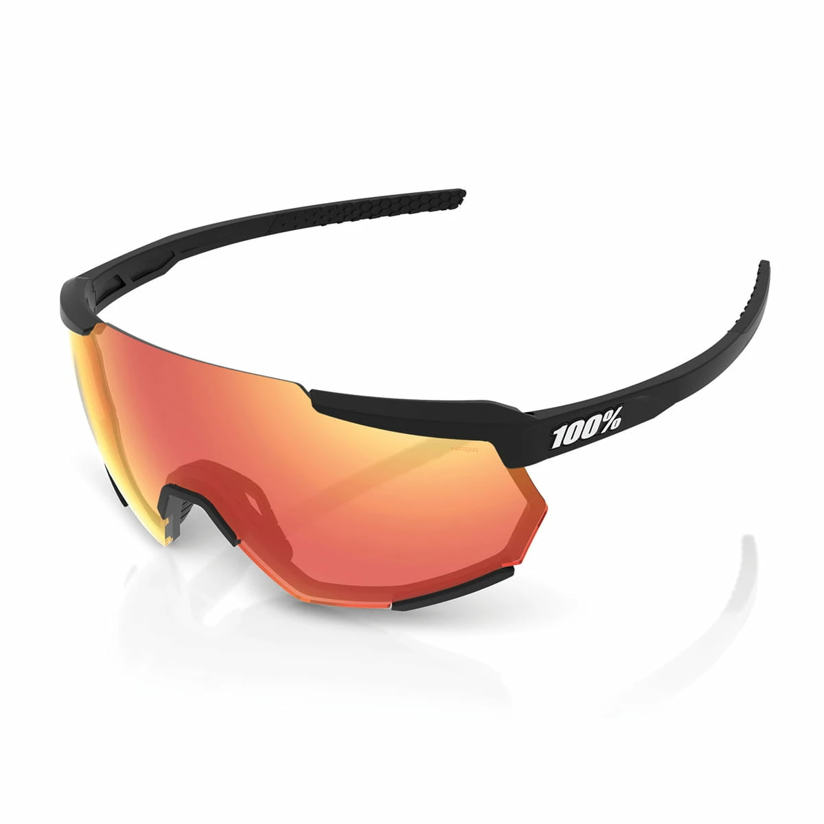 100% Lunettes De Sport Racetrap - Noir 3 100% Lunettes De Sport Racetrap - Noir