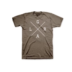 LOOSE RIDERS T-Shirt Collégien X Logo - Marron