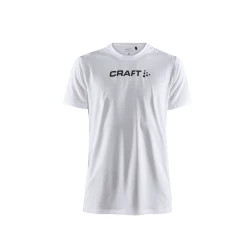 Craft Tee-shirt En Maille à Manches Courtes Core Essence - Blanc