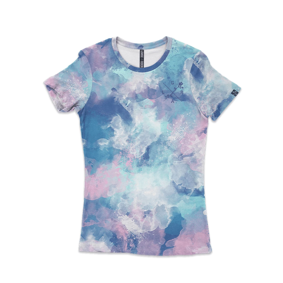 LOOSE RIDERS T-shirt Pour Femmes - Aqua 3 LOOSE RIDERS T-shirt Pour Femmes - Aqua